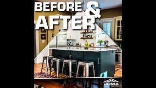 Before & After - Bright Kitchen Addition - JOMA Construction