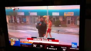 The Weather Channel - Hurricane Irene streaker VA Beach