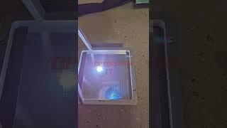 British customer uses the 3 in 1 laser cleaning, marking and cutting machine marking feedback video