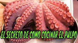 ¿COMO COCER PULPO?SECRETO mejor GUARDADO MITOSLEYENDASFACIL y bien EXPLICADO‼‼