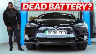 Tesla Taxi FULL HEALTH CHECK: Is The Battery RUINED After 430,000 Miles? [Episode 4]