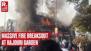 Breaking News: Massive Fire Breaks Out In A Restaurant Near Rajouri Garden Metro In Delhi