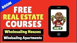 Free Real Estate Courses | Enter to Win My Wholesaling Houses and Apartment Courses