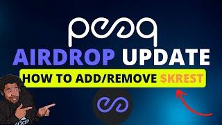 How to add/remove $Krest stakes for the Peaq Network Airdrop: Step-by-Step Guide!