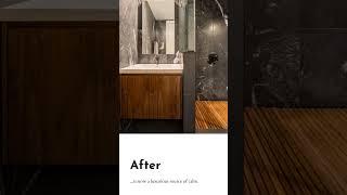 BEFORE AND AFTER - Modern Nostalgia Bathroom