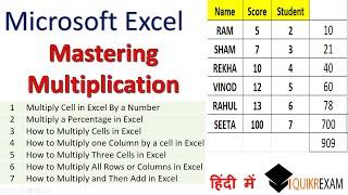 Double your Excel efficiency with Multiplication | Mastering Multiplication in Excel