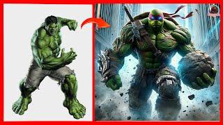 AVENGERS but MUTANT NINJA TURTLES VENGERS  All Characters (marvel & DC) 2024 