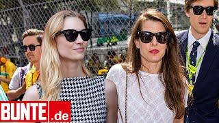 Charlotte & Beatrice Casiraghi   - Stilduell beim Grand Prix – eine steht im Vordergrund