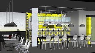 HJL STUDIO - Itaewon Sool Dining Lounge 3D Study