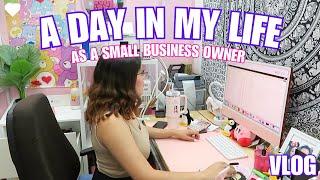 A DAY IN MY LIFE AS A BUSINESS OWNER | FIRST VLOG 