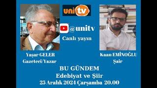 Bu Gündem | Canlı Yayın Konuğumuz Şair - Kaan EMİNOĞLU