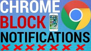 How To Block Website Notifications on Google Chrome MOBILE!