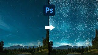 【星空後製技巧】如何快速製作星軌效果 in Photoshop