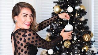 GIVEAWAY!! | My Glamorous Black and White Christmas Transformation