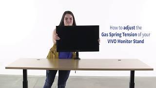 How to adjust the tension gas spring on your VIVO stand