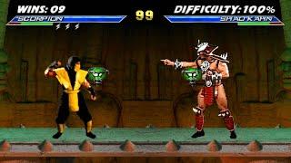 Mortal Kombat Project Ultimate Revitalized Reborn Scorpion MK1 Playthrough