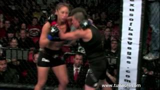 Kristy Lopez vs Christine Ferea Tuff-N-Uff Female 125lbs MMA Tournament