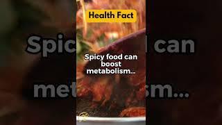 Spicy food can boost metabolism