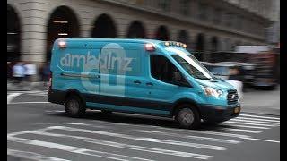 [New York City] Ambulnz emergency ambulance responding urgently on 7th Ave!