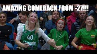 Zalgiris AMAZING COMEBACK from 27-point deficit in Milan