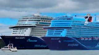 Mein Schiff 1 VS Mein Schiff 7 | Two HUGE cruise ships | Tui Cruises