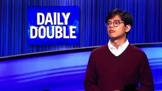 ALAN LIN BET IT ALL ON DAILY DOUBLE ALL-NEW TODAY 2024 JEOPARDY INVITATIONAL TOURNAMENT 3/22