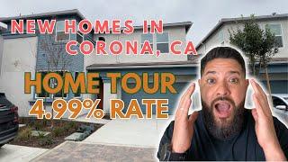 Corona California NEW HOMES | 4.99% Int Rate | Home Tour