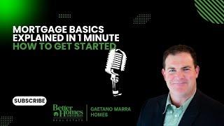 Mortgage Basics Explained in 1 Minute: How to Get Started