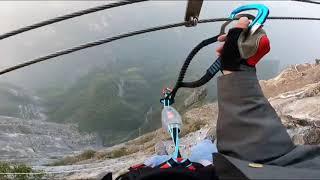 Zhangjiajie Qixing Mountain via ferrata