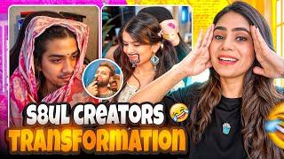 EPIC TRANSFORMATION  Ft. S8UL Creators | Funny Reaction Video | Sherlock