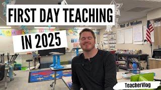 My First Day Teaching in 2025 | Classroom Vlog