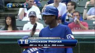 Jurickson Profar's first Major League At-Bat