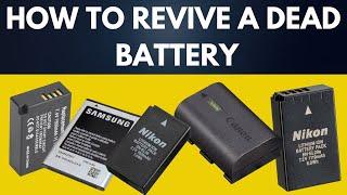 How to jump start fully dead Lithium phone or camera battery?