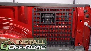 Giving the 2015-2020 F-150 more mounting options: BuiltRight Four-Panel Bedside Rack Kit Install