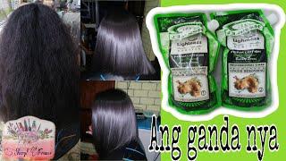 Hair Rebonding using LIGHTNESS GINGER REBONDING /Easy Step by step Tutorial /TeamPHD