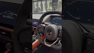 POV inside the lotus Emira