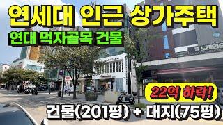 서울 서대문구 신촌 연세대 먹자 골목 상가주택 경매 물건 / 사건번호: 2023 타경 57172