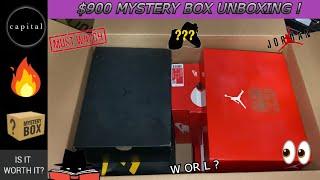 Unboxing a $900 Sneaker Mystery Box from Capital Vegas ! (GOOD ROI)