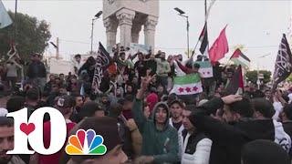 Yassin Terou, owner of Knoxville falafel shop, reacts to end of the Assad regime in Syria