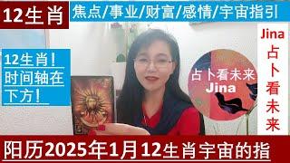 阳历2025年1月: 12生肖3方面的趋势焦点&事业&财富&感情和宇宙的指引！时间轴在下方