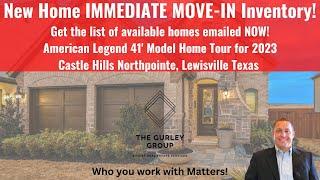 Castle Hills Lewisville Texas l Northpointe 41s l American Legend Model Home 2023