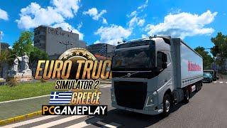 Euro Truck Simulator 2: Greece Gameplay (PC)