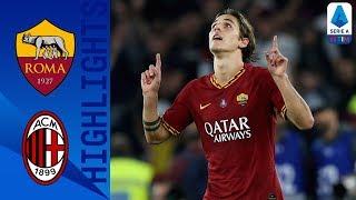 Roma 2-1 Milan | Zaniolo Winner Gives Roma All 3 Points | Serie A