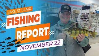 Lake St. Clair Fishing Report | November 22