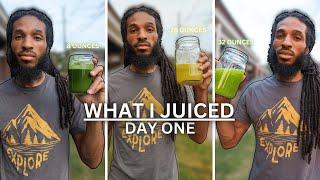 Day 1 of My 30 Day Juice Fast: What I Juiced