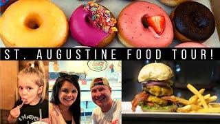 St. Augustine Food Tour! | Best Restaurants, Donuts, & Cocktails in Florida's Oldest City!