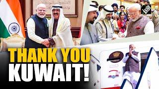 PM Modi concludes two-day tour to Kuwait, shares highlights of tour in a heartwarming video