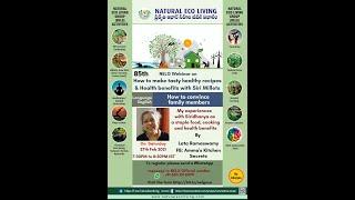 NELG 85th Webinar How to make and introduce Healthy recipes with Millets| NELG| Lata Ramaswamy