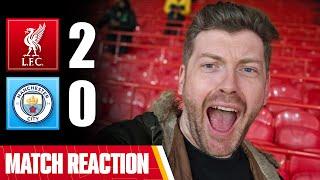 ABSOLUTE MASTERCLASS! LIVERPOOL 2-0 MAN CITY | MAYCH REACTION