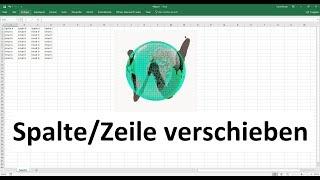 Excel: Spalte oder Zeile verschieben